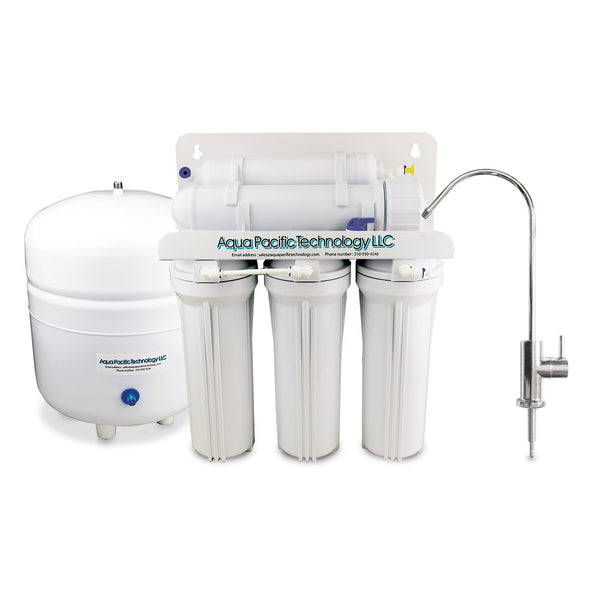 AP TECH 5-STAGE UNDER SINK REVERSE OSMOSIS DRINKING WATER FILTER SYSTEM (E01)